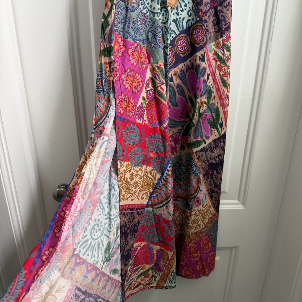 NATURAL LIFE Vibrant Patchwork Maxi Skirt - Picture 3 of 6